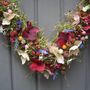 Vintage Floral Heart Wreath, thumbnail 4 of 4