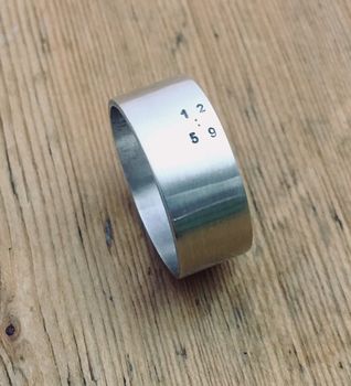 Personalised Time Ring, 2 of 8