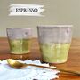 Espresso Tumbler 9th Traditional Wedding Anniversary Gift Blue Mug, thumbnail 6 of 8