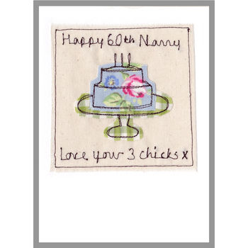 Personalised Birthday Cake Card For Girl, 8 of 12