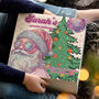 Large Retro Pink Santa Christmas Eve Box: A Festive Touch Of Cool, thumbnail 3 of 5