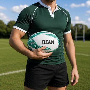 Personalised Ireland Rugby Ball From Gilbert, 4 of 5