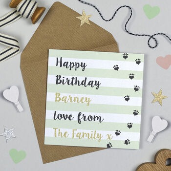 Personalised Pets Birthday Card, 3 of 4