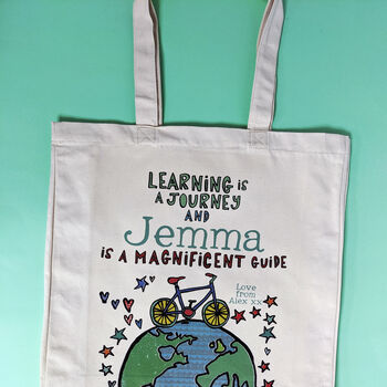 Personalised Learning Is A Journey Teacher Bag, 10 of 12