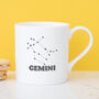 Gemini Constellation China Mug, thumbnail 1 of 9