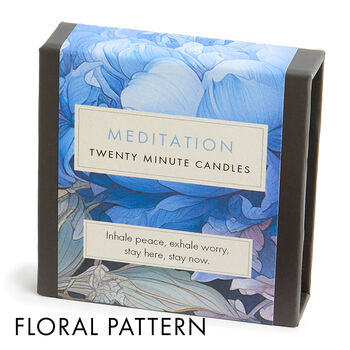 'Meditation' Twenty Minute Candles, 3 of 12