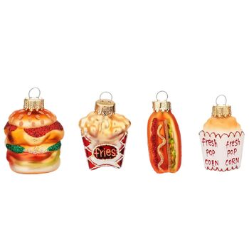 Set Of Four Fun Mini Fast Food Decorations, 3 of 4