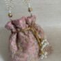 Pink Silk Embroidered Potli Bag, thumbnail 7 of 8