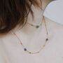 Sterling Silver Gold Plated Apatite Necklace/Bracelet, thumbnail 1 of 5