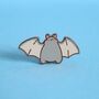 Bat Enamel Pin | Cute Pin Badges, thumbnail 4 of 5