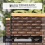 199.1cm Wide L Shaped Premium All Weather Wicker Sofa, thumbnail 8 of 10