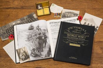 Ww1 Pictorial Personalised Deluxe War History Book, 6 of 8