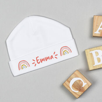 Personalised First Father's Day Babygrow / Baby Bodysuit Rainbow, 5 of 7