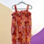 Papaya Printed Cotton Tie Up Maxi Dress, thumbnail 5 of 5