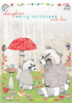 'Daughter, With Love' Christmas Card, 3 of 3
