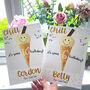 Personalised Ice Cream 10th Birthday Card, thumbnail 4 of 6