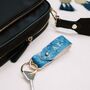 Personalised Hand Marbled Leather Keyring, thumbnail 2 of 9
