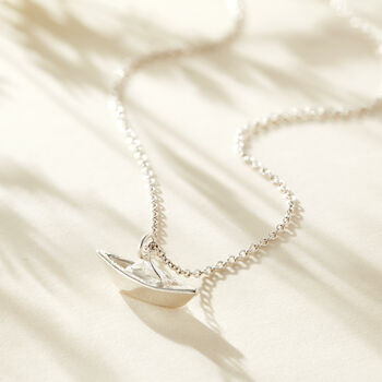 Origami Boat Charm Necklace, 5 of 8