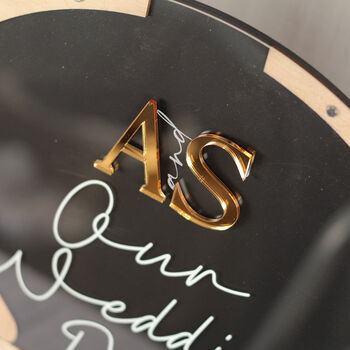 Manhattan Wedding Drop Frame Guest Book Alternative, 2 of 5