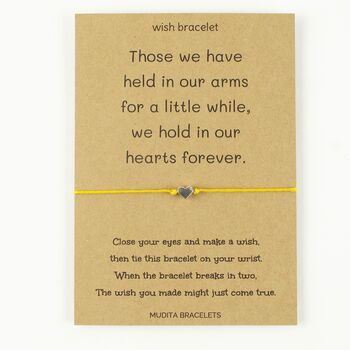 Held In Our Arms A Little While Remembrance Charm Bracelet, 2 of 4