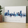 Newcastle Skyline Cityscape Black And White, thumbnail 7 of 12