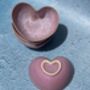 Handmade Heart Ceramic Bowl, thumbnail 3 of 4