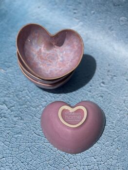 Handmade Heart Ceramic Bowl, 3 of 4