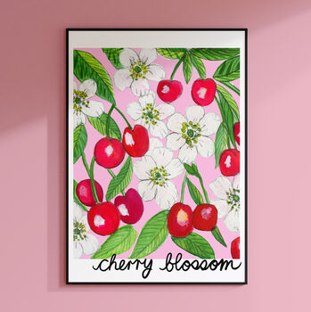 Cherry Blossom Kitchen Print, 6 of 11