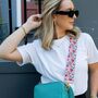 Cottage Flowers Bag Strap | Extra Long Crossbody Replacement Bag Strap, thumbnail 5 of 5