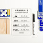 Personalised Running Personal Bests Sign, thumbnail 11 of 11