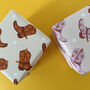 Cowboy Boots Luxury Wrapping Paper, thumbnail 2 of 5
