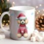 Personalised Poodle In Christmas Jumper Mug B, thumbnail 1 of 2