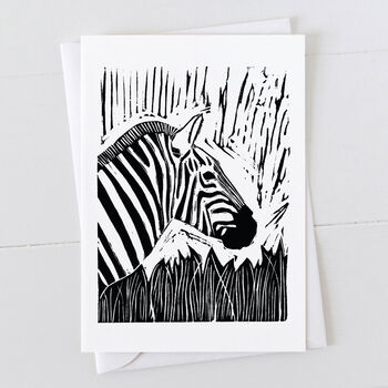 A Pack Of Six Lino Cut Cards, 5 of 7