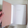 Personalised Light Nude Leather Diary 2023, thumbnail 6 of 6