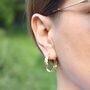 Twisted Hoop Earrings For Women 18k Gold Plated, thumbnail 4 of 7