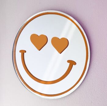 Smilie Face Shatterproof Mirror, 3 of 4