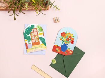 New Home More Plants Greeting Card, 3 of 5