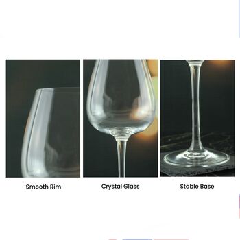 Personalised Couple’s Wine Glass For Wedding Anniversary Gift, 5 of 5