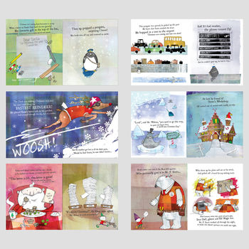 Personalised North Pole Christmas Adventure Book, 9 of 9