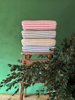 Milos Check Hammam Towel, 8 of 12