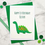 'Dinosaur' Handmade Boys 1st Birthday Card, thumbnail 1 of 3