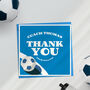 Personalised Thank You Football Coach Card, thumbnail 3 of 3