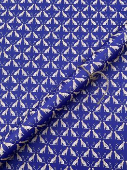 Royal Blue Cheetah Wrapping Paper, 10 of 11