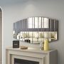 55 X110 Cm Wall Mirror Curved Flat Splicing Accent Mirror, thumbnail 6 of 8