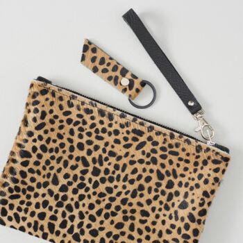 Leopard Print Leather Keyring, 7 of 7