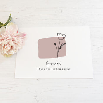 Personalised Grandma Print Thank You For Being You, 3 of 3
