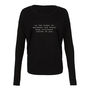'In The Midst Of Chaos' Long Sleeve Flowy Tee, thumbnail 2 of 4