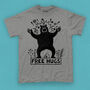 Free Hugs Bear Adult Men's T Shirt, thumbnail 3 of 7
