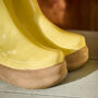 Personalised Large Yellow Welly Boot Planter, thumbnail 4 of 8