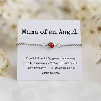 Miscarriage Gift, Birthstone Bracelet, 11 of 12